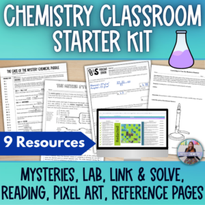 first week of school chemistry activity